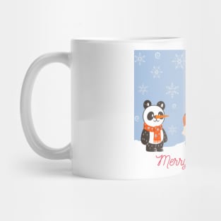 Merry Christmas Forest Animals Mug